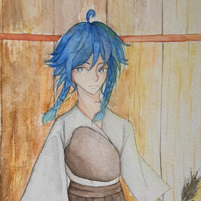 Anime Style with Background