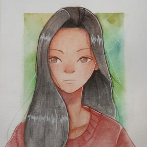 Illustration Style with Simple Background